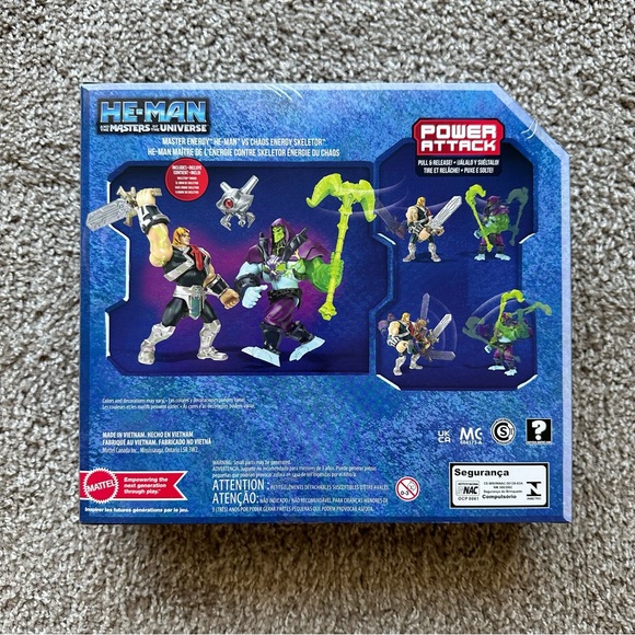 HE MAN AND THE MASTERS OF THE UNIVERSE MOTU BATTLE FOR ETERNIA SKELETOR NEW - Picture 2 of 2